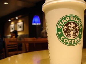 A $3.95 Starbucks latte